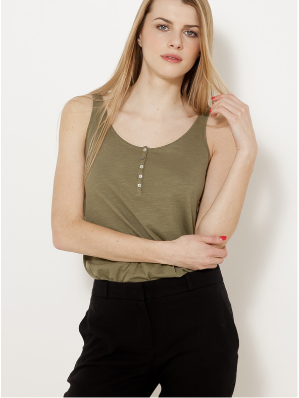 CAMAIEU Khaki tílko CAMAIEU