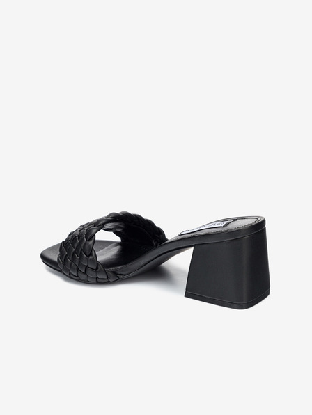 Steve Madden Černé dámské pantofle na širokém podpatku Steve Madden Aspyn
