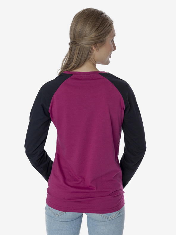 Sam 73 Černo-růžové dámské tričko Sam 73