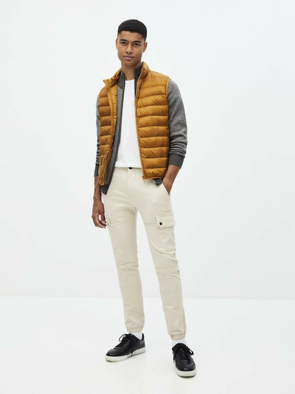 Celio Šedý kardigan Celio Segillou