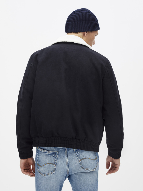 Celio Černá bunda Celio Suborgwool