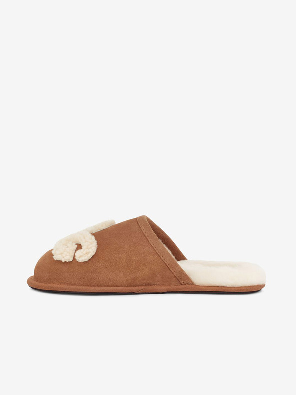 UGG Hnědá pánská semišová domácí obuv UGG Bailey Bow II