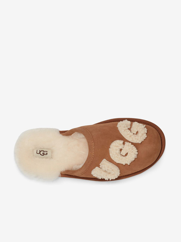 UGG Hnědá pánská semišová domácí obuv UGG Bailey Bow II