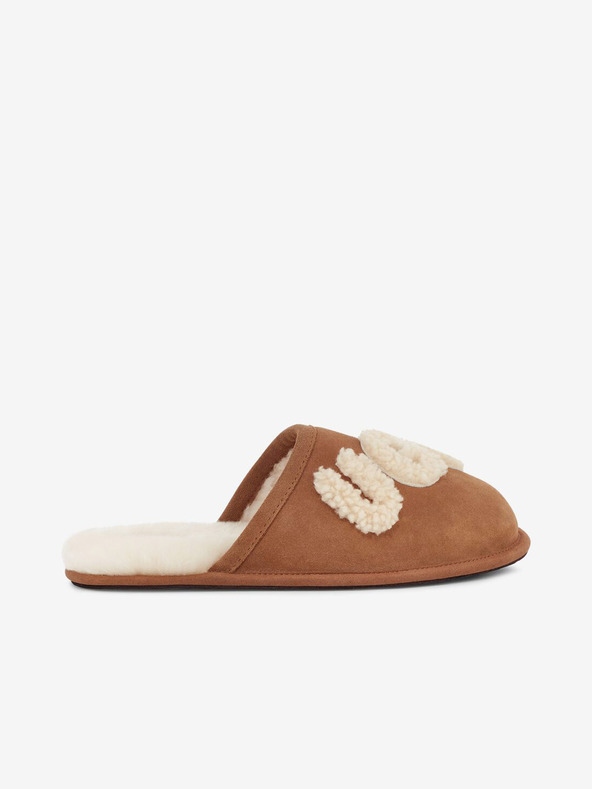 UGG Hnědá pánská semišová domácí obuv UGG Bailey Bow II