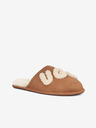 UGG Hnědá pánská semišová domácí obuv UGG Bailey Bow II