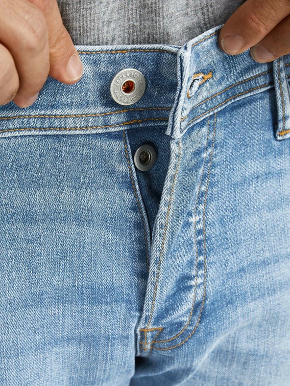 Jack & Jones Světle modré skinny fit džíny Jack & Jones Glenn