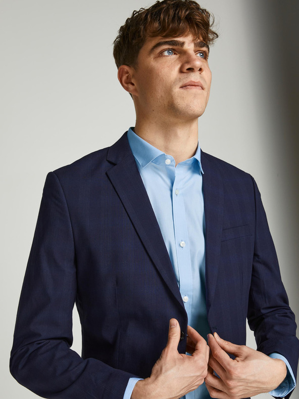 Jack & Jones Světle modrá pánská formální košile Jack & Jones