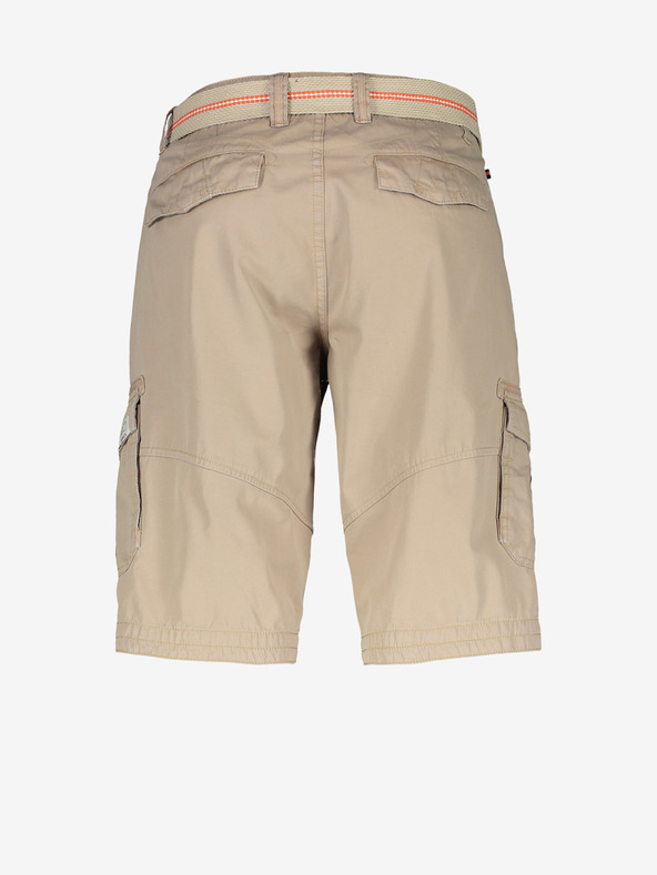 LERROS Béžové pánské kraťasy s páskem LERROS