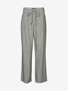 Vero Moda Světle zelené pruhované široké kalhoty VERO MODA Serena