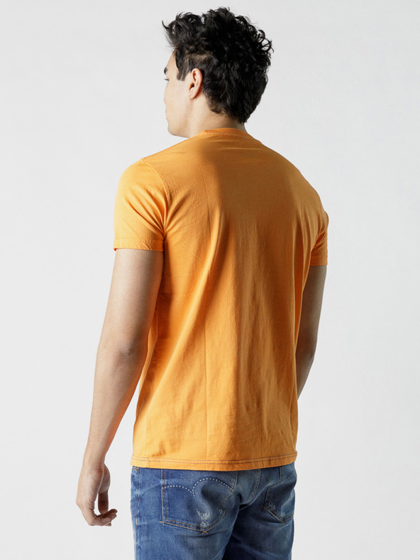 Devergo Hořčicové pánské tričko Devergo