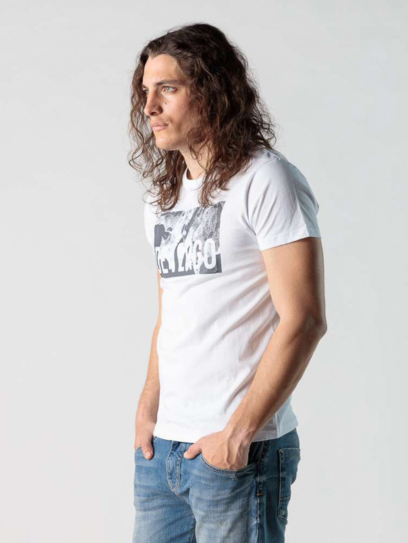 Devergo Bílé pánské tričko Devergo