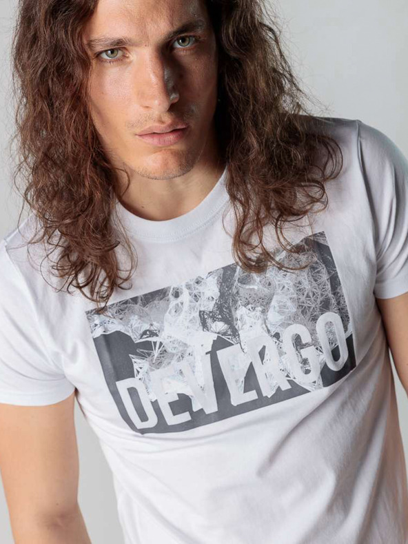 Devergo Bílé pánské tričko Devergo