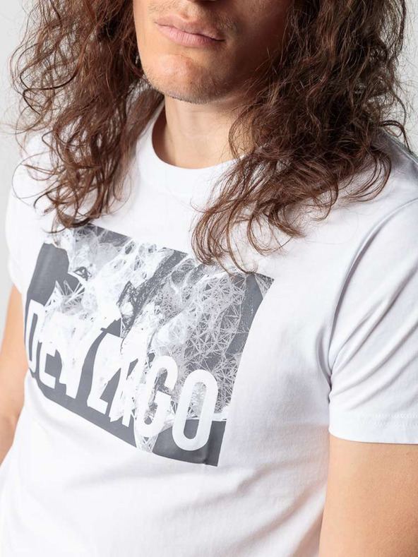 Devergo Bílé pánské tričko Devergo