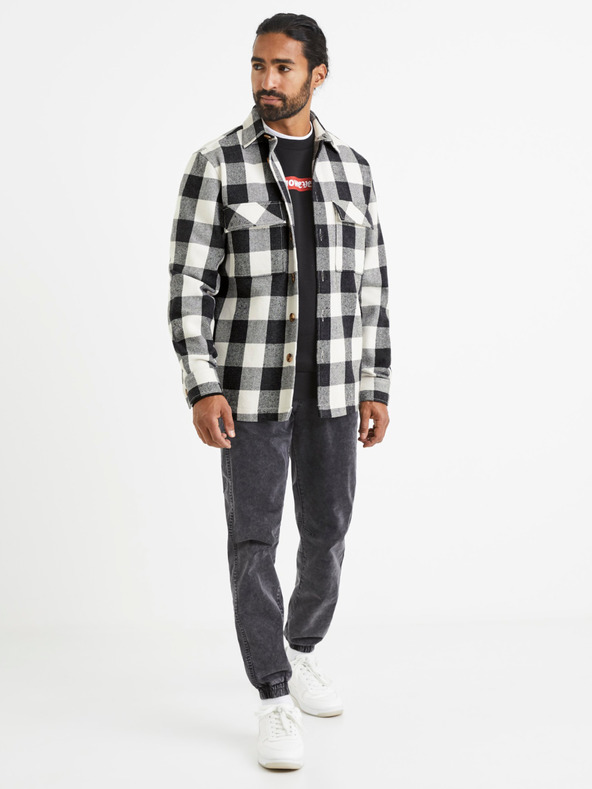 Celio Černá pánská mikina Celio Vegrisou