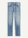 Celio Světle modré pánské straight fit džíny Celio C5