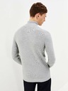 Celio Světle šedý pánský basic rolák Celio Pewave