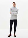 Celio Světle šedý pánský basic rolák Celio Pewave