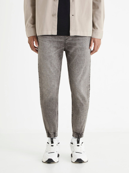 Celio Šedé pánské jogger džíny Celio Bojog3