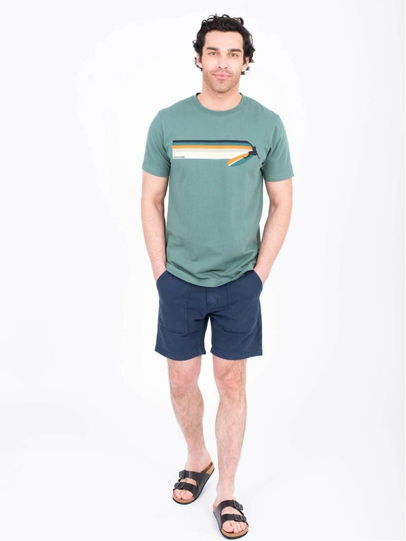 Brakeburn Tmavě modré pánské kraťasy Brakeburn