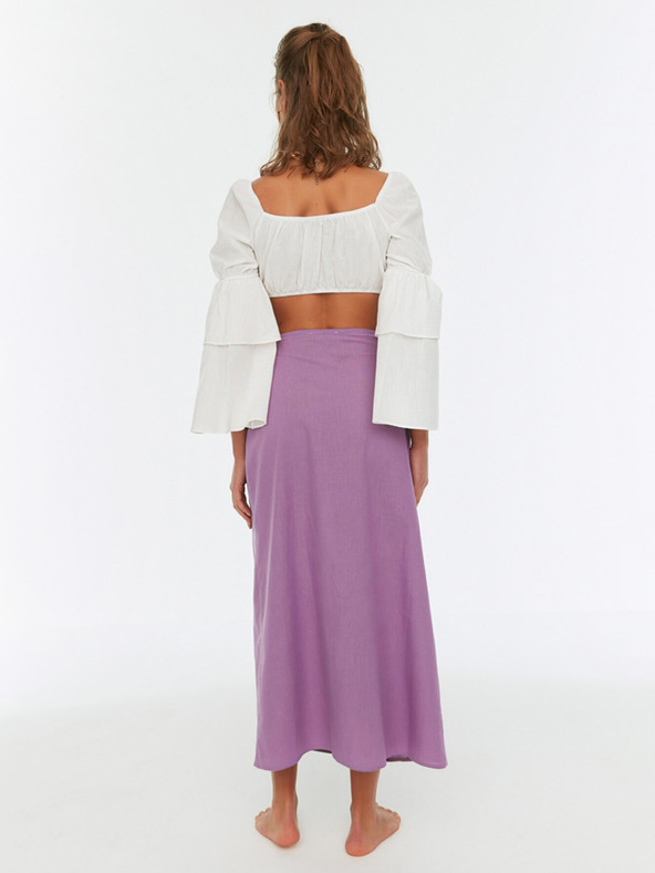 Trendyol Fialová plážová sukně Trendyol