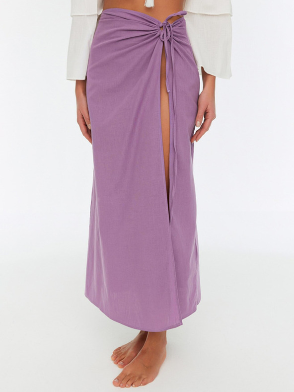 Trendyol Fialová plážová sukně Trendyol