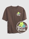 GAP Dětské tričko s potiskem Stay Fresh GAP
