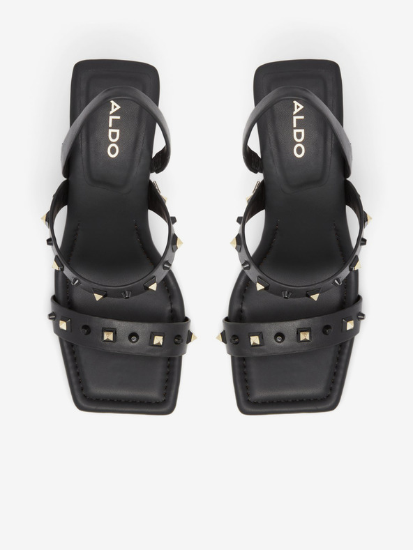 Aldo Černé dámské sandály na podpatku ALDO Louella