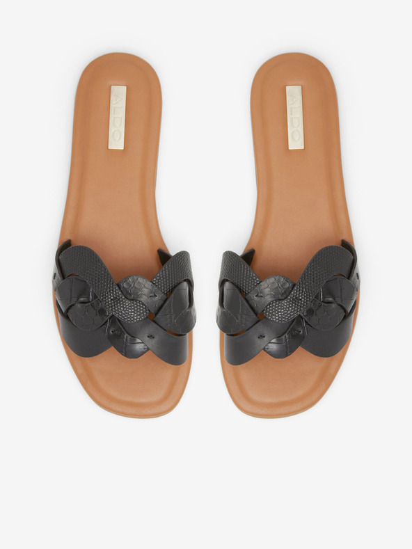 Aldo Černé dámské pantofle ALDO Adwilaviel