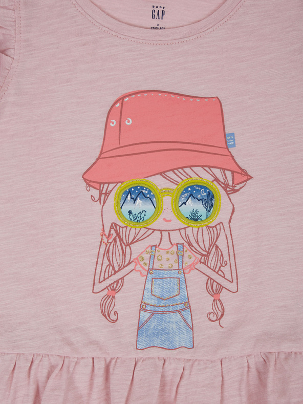 GAP Baby tričko s potiskem GAP