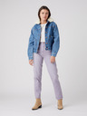 Wrangler Světle fialové dámské straight fit džíny Wrangler