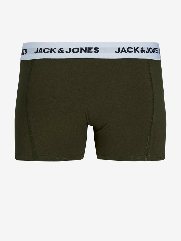 Jack & Jones Sada pěti boxerek v khaki, modré, šedé a černé barvě Jack & Jones