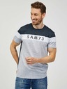 Sam 73 Šedé pánské tričko SAM 73 Kavix