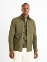 Celio Khaki pánská svrchní košile Celio Camone