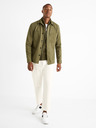 Celio Khaki pánská svrchní košile Celio Camone