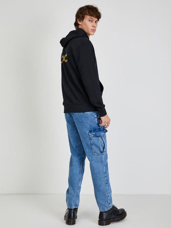 ZOOT.collab Černá unisex mikina s kapucí ZOOT