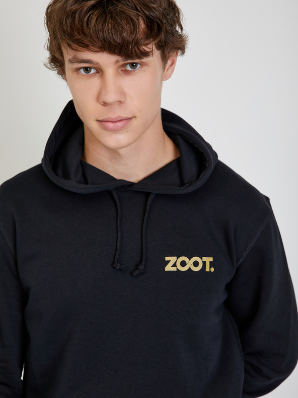 ZOOT.collab Černá unisex mikina s kapucí ZOOT