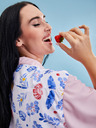 ZOOT.collab Růžová dámská košile s květovanou zadní částí z Kolekce BESKY by ZOOT