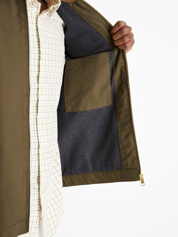 Celio Khaki pánská nepromokavá bunda Celio Cujacket