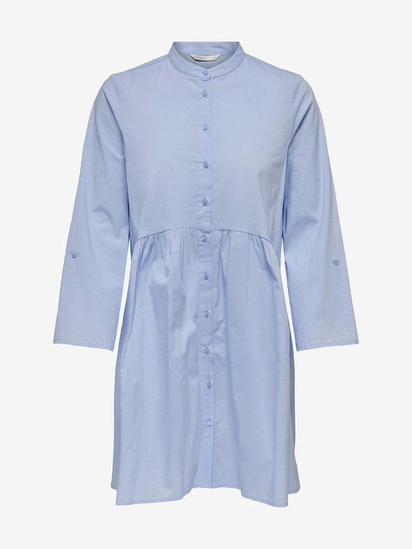 ONLY Světle modré dámské košilové šaty ONLY Ditte