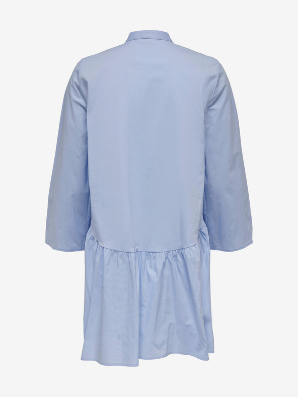 ONLY Světle modré dámské košilové šaty ONLY Ditte