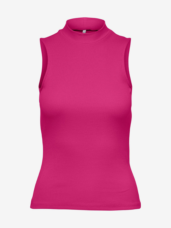 ONLY Tmavě růžový dámský basic top ONLY Nessa