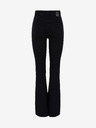 Pieces Černé dámské flared fit džíny Pieces Peggy