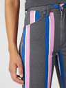 Wrangler Růžovo-šedé dámské pruhované flared fit džíny Wrangler Heritage