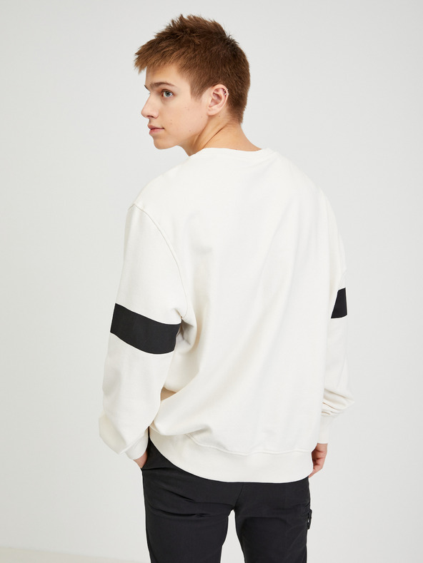 Diesel Bílá pánská mikina Diesel