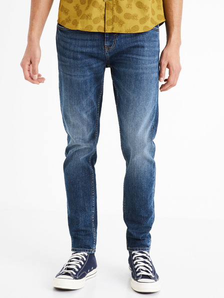 Celio Modré pánské slim fit džíny Celio C25 Doclean