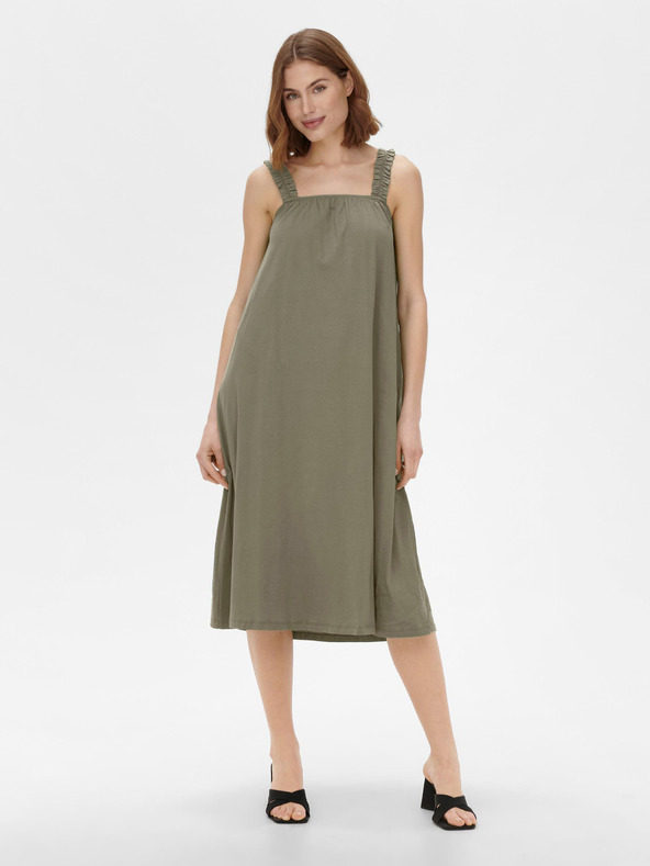 ONLY Khaki dámské šaty ONLY May