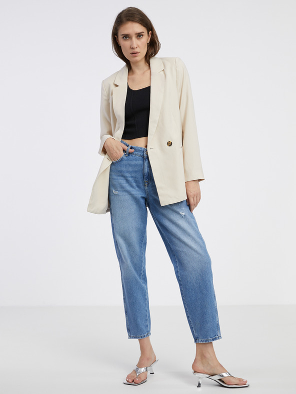 Jacqueline de Yong Béžové dámské sako JDY Solde