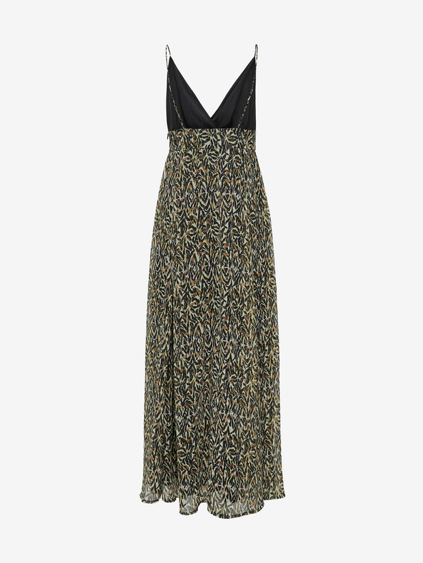 ONLY Hnědé dámské vzorované maxišaty ONLY Eliza