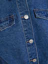 Pieces Modrá dámská džínová bunda Pieces Tessie