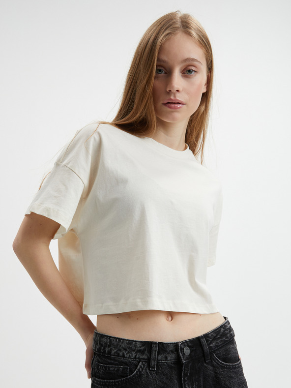 Noisy May Černé dámské džínové kraťasy Noisy May Smiley